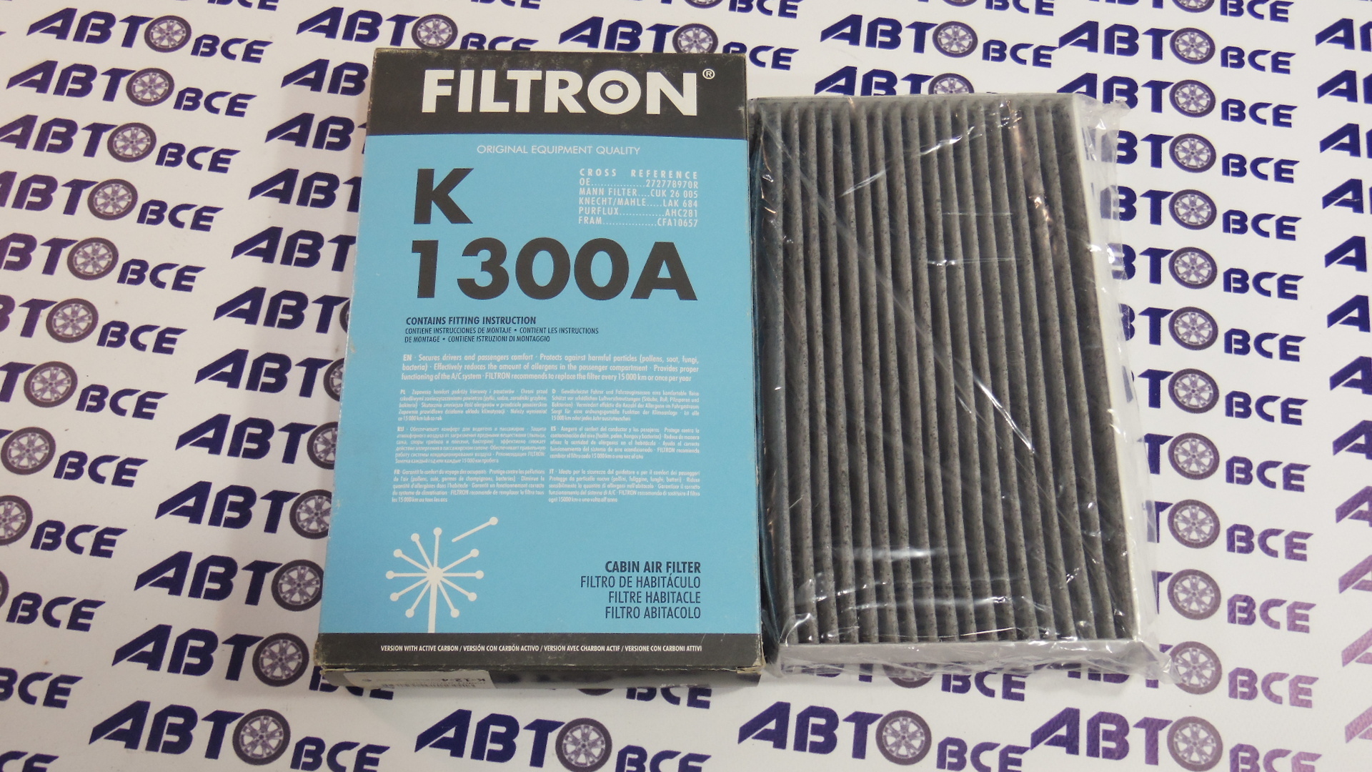Фильтр салона K1300A FILTRON